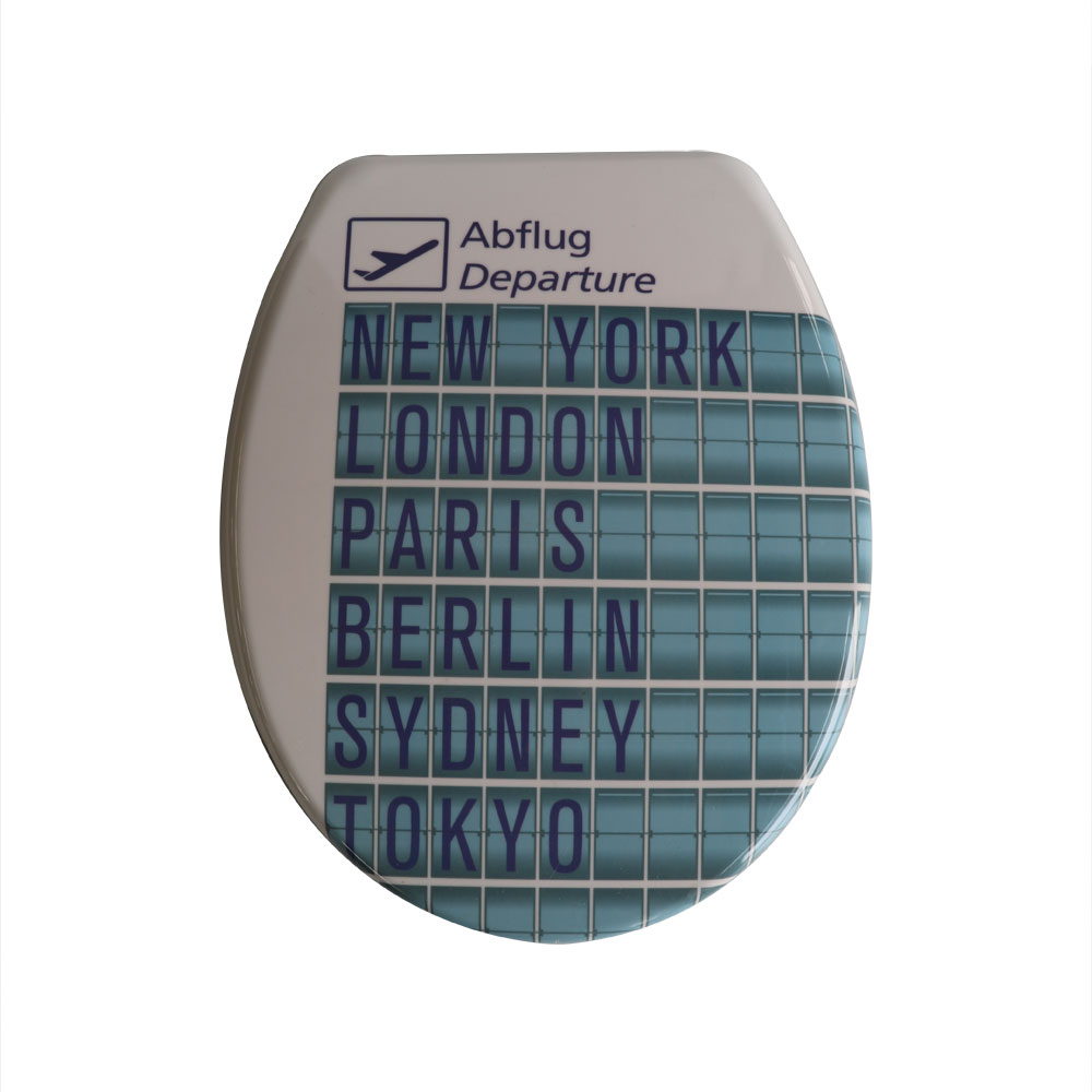 यूएफ स्लो ड्रॉप टॉयलेट सीट